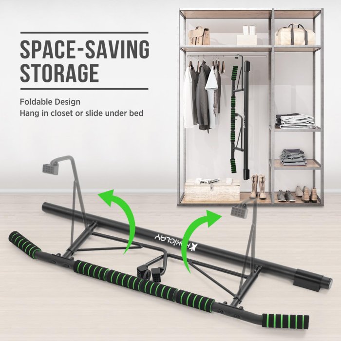 KAKICLAY Doorway Pull Up Bar - Multifunctional Chin Up Bar (image 4)