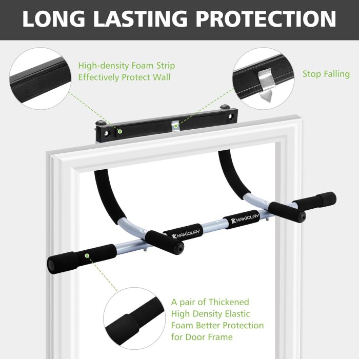 KAKICLAY Multi-Grip Pull Up Bar (image 2)